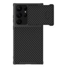 Nillkin Synthetic Fiber S Case for Samsung Galaxy S23 Ultra, camera cover, black, Nillkin