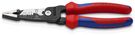 KNIPEX 13 72 200 ME WireStripper Multifunction Electrician Pliers metric version with multi-component grips black atramentized 200 mm