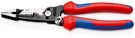 KNIPEX 13 72 8 WireStripper Multifunction Electrician Pliers American style with multi-component grips black atramentized 200 mm