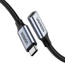 Ugreen extension cable USB C 3.1 male / female 10Gb/s 1m gray (US372), Ugreen