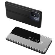 Clear View Case cover for Xiaomi Redmi 11A / Poco C55 / Redmi 12C flip case black, Hurtel