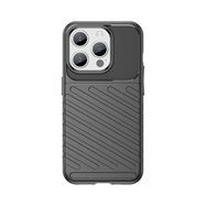 Armored iPhone 15 Pro Thunder Case - black, Hurtel