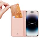 Dux Ducis Skin Pro Wallet Case for iPhone 15 Pro - Pink, Dux Ducis