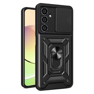 Hybrid Armor Camshield case for Samsung M54 with camera cover - black, Hurtel