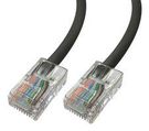 LEAD, CAT5E UNBOOTED UTP, BLK, 50M