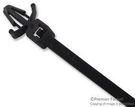 CABLE TIE, PUSH MNT, BLK, 157MM, PK100
