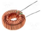 Inductor: wire; THT; 100uH; 100mΩ; 3A FERROCORE