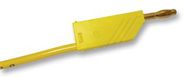 TEST LEAD, YELLOW, 500MM, 60V, 32A