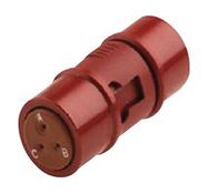 RECEPTACLE, SIZE 20, RED, 3 WAY