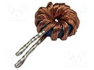 Inductor: wire; THT; 10uH; 15A; 4.3mΩ FERYSTER