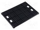 Conductive PCB rack; ESD; 357x257x14mm; black; 100°C EUROSTAT GROUP