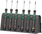 2050/6 Screwdriver set and rack for electronic applications, 1 x PH 000x40; 1 x PH 00x40; 1 x PH 0x40; 1 x 1 IPRx40; 1 x mx40; 1 x 0.35x2.5x40, Wera