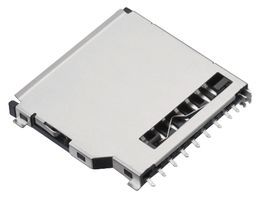 CONNECTOR, SD CARD, PUSH PULL , SMT, R/A 693063010911