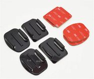 Set of Flat and curve adhesive mount Telesin 3M for GoPro (GP-BRK-004), Telesin