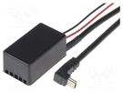 USB power supply; USB mini plug; Sup.volt: 12÷24VDC; 5V/2.1A PER.PIC.