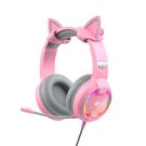 Gaming headphones Havit GAMENOTE H2233d  RGB (pink), Havit