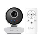 Smart Webcam with Tracking and Built-in Microphone Delux DC07 (White) 2MP 1920x1080p, Delux