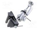 Vice; aluminium alloy; Jaws width: 74mm; with ball joint; H: 155mm GOLDTOOL