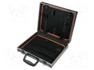 Suitcase: tool case; 280x330x80mm; plastic GOLDTOOL