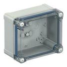 INDUSTRIAL BOX, WALL MNT, ABS, GRY/CLEAR