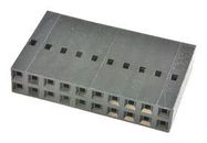 CONNECTOR HOUSING, RCPT, 20POS, 2.54MM