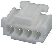 CONNECTOR HOUSING, RCPT, 4POS, 2MM