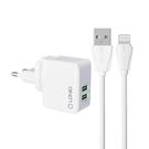 Wall charger  LDNIO A2203 2USB +  Lightning cable, LDNIO