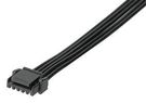 CABLE ASSY, 5POS, RCPT-RCPT, 3.9"