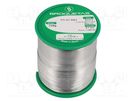 Soldering wire; Sn96,5Ag3Cu0,5; 0.7mm; 0.25kg; lead free; reel BROQUETAS