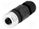 Plug; M12; PIN: 5; female; A code-DeviceNet / CANopen; for cable MOLEX