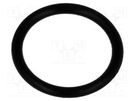 O-ring gasket; NBR rubber; Thk: 1mm; Øint: 7.9mm; black FIX&FASTEN