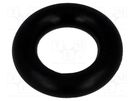 O-ring gasket; NBR rubber; Thk: 2.6mm; Øint: 6mm; black FIX&FASTEN