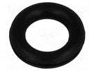 O-ring gasket; NBR rubber; Thk: 1.78mm; Øint: 4.6mm; black FIX&FASTEN
