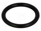 O-ring gasket; NBR rubber; Thk: 3.5mm; Øint: 25.2mm; black FIX&FASTEN