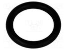 O-ring gasket; NBR rubber; Thk: 2mm; Øint: 11mm; black FIX&FASTEN
