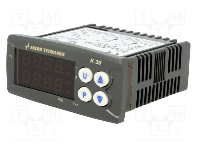 Module: regulator; temperature; SPDT; OUT 2: SPDT; on panel; 24VDC ASCON TECNOLOGIC K39-LCRR