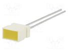 LED; rectangular; 6.15x3.65mm; with side wall; yellow; 2÷8mcd KINGBRIGHT ELECTRONIC