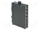 Switch Ethernet; unmanaged; Number of ports: 7; 9÷60VDC; RJ45 HARTING