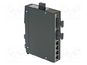 Switch Ethernet; unmanaged; Number of ports: 4; 9÷60VDC; DIN; IP30 HARTING 24034042210