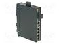Switch Ethernet; unmanaged; Number of ports: 5; 9÷60VDC; DIN; IP30 HARTING 24034051210