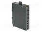 Switch Ethernet; unmanaged; Number of ports: 4; 9÷60VDC; DIN; IP30 HARTING 24034043310