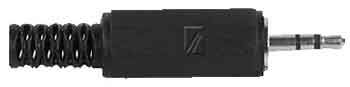 Штекер 2,5 мм стерео, пластик AU/CX-2.5S-M-PL 4040849110054