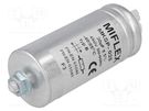 Capacitor: for discharge lamp; 20uF; 450VAC; ±5%; Ø40x88mm MIFLEX