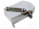 Limit switch; lever with end bended out by 90°; SPDT; 16A; IP40 PROMET
