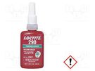 Anaerobic adhesive; green; bottle; 50ml; LOCTITE 290; -55÷150°C LOCTITE