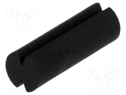 Spacer sleeve; LED; Øout: 5mm; ØLED: 5mm; L: 14.5mm; black; UL94V-2 FIX&FASTEN FIX-LEDT-14.5