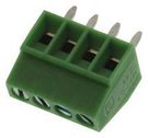 TERMINAL BLOCK, WIRE TO BRD, 4POS, 20AWG