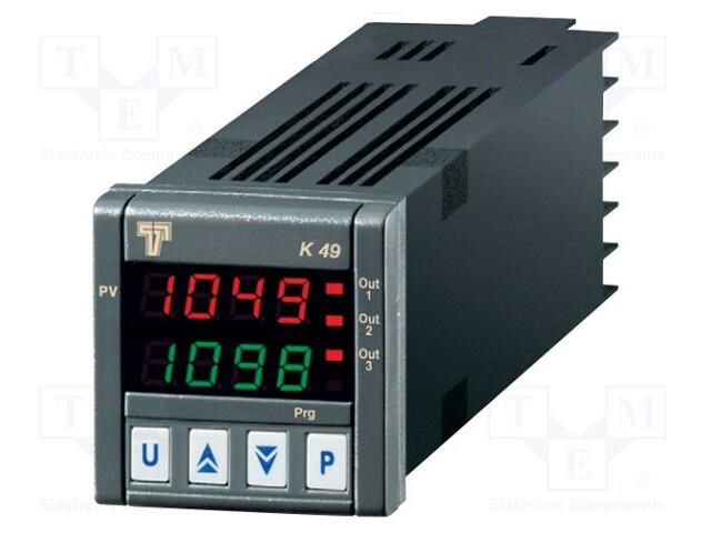 Module: regulator; temperature; SPST-NO; OUT 2: SPST-NO; on panel ASCON TECNOLOGIC K49P-LCRR