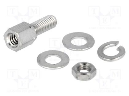 Set of screws for D-Sub; M3,UNC 4-40; Screw length: 13mm HARTING 09670009924