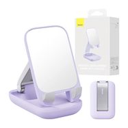 Folding phone stand Baseus with mirror (purple), Baseus